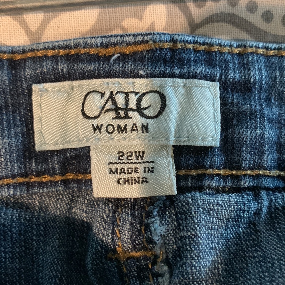 Cato denim short size 22W - Picture 3 of 4